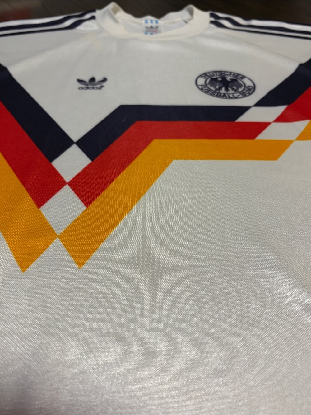 Authentic Vintage West Germany Adidas Soccer Jersey – Mint Condition - Picture 7 of 7
